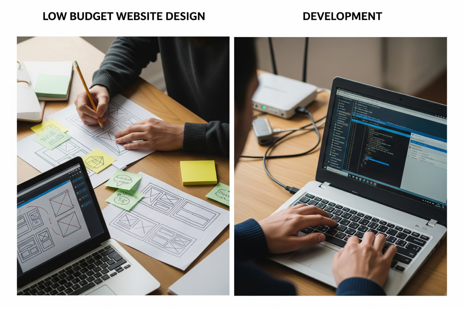 Low Budget Website Design and development