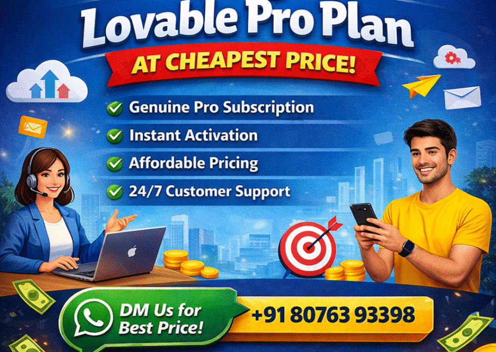 Buy Lovable Pro Plan at Cheapest Price – Digital Internet Marketing