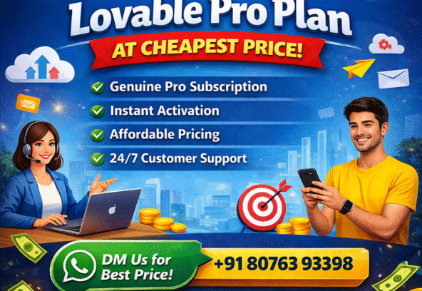 Buy Lovable Pro Plan at Cheapest Price – Digital Internet Marketing