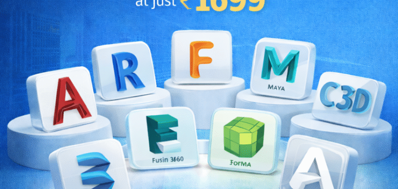 Get Autodesk 2025 All Apps 3 Year Subscription at Just ₹1699