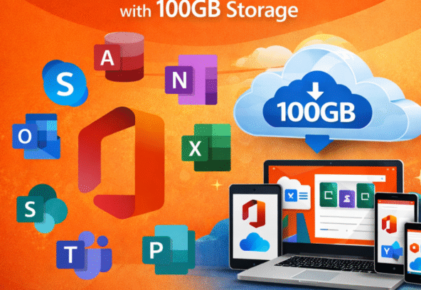 Get Microsoft Office 365 Lifetime with 100GB Storage – Complete Productivity Suite at Just ₹899